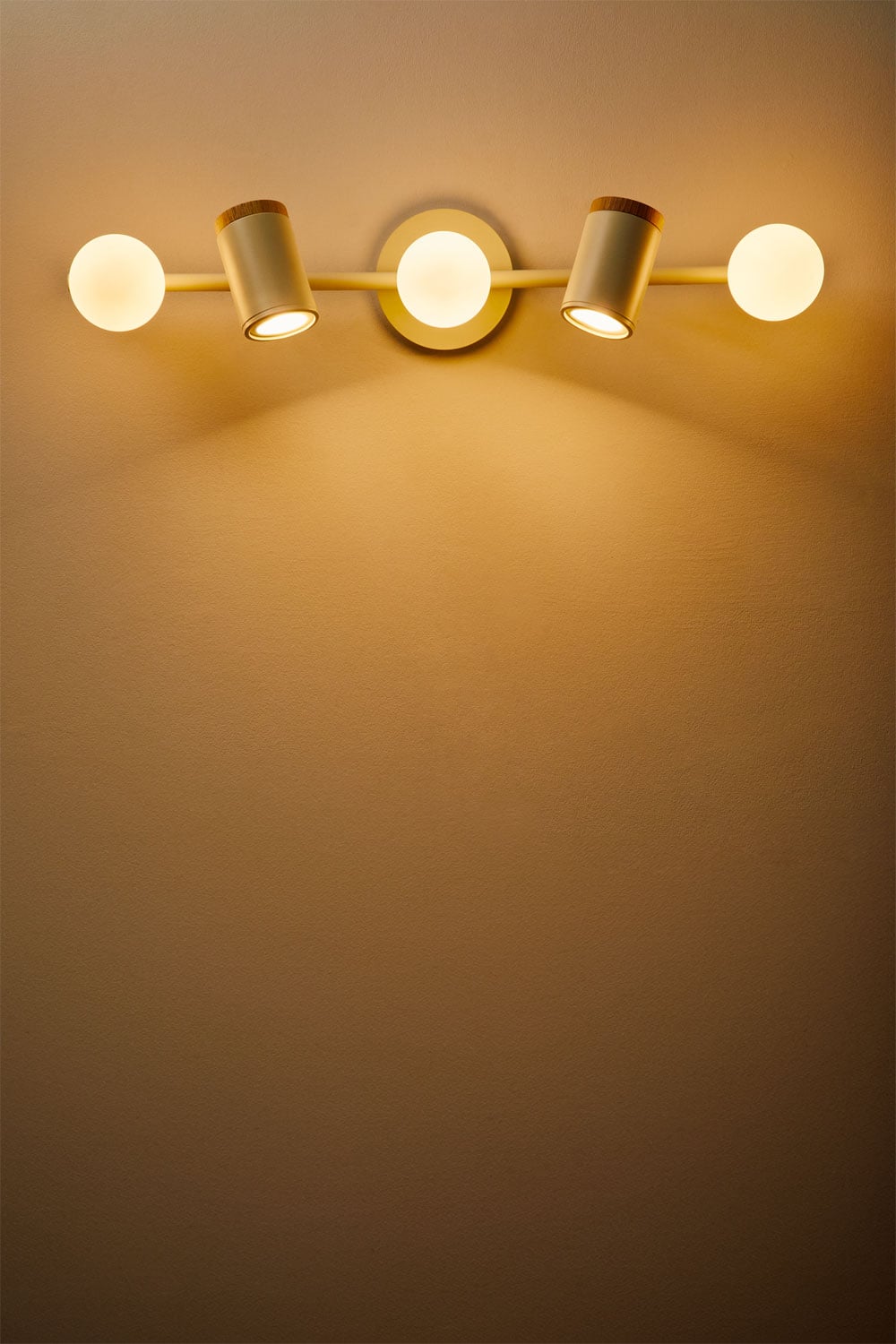 Lampe murale orientable avec 5 points lumineux en fer Amaranto - 2