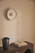 Applique mural Ø30 cm en béton avec boule en cristal Sery - 1