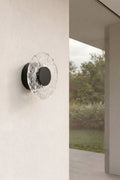 Applique murale Ø20 cm LED en verre et fer Lorenzo - 1