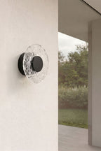 Applique murale Ø20 cm LED en verre et fer Lorenzo - 1
