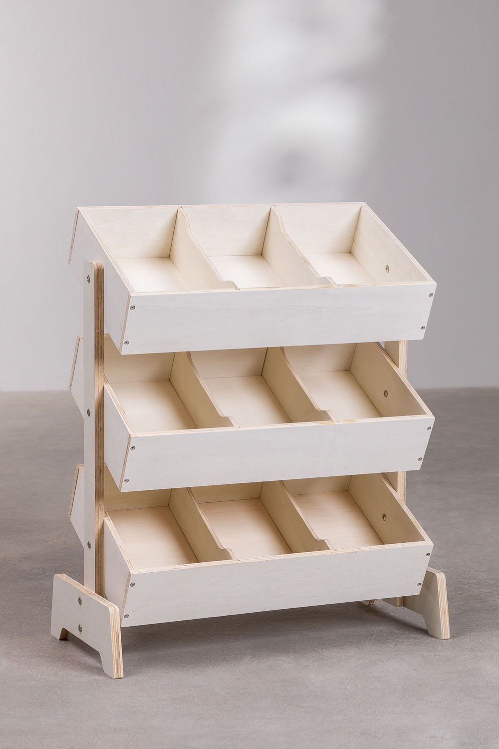 Organisateur de jouets en bois de pin Yerai Kids - 2