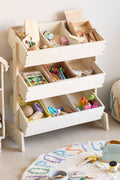Organisateur de jouets en bois de pin Yerai Kids - 1