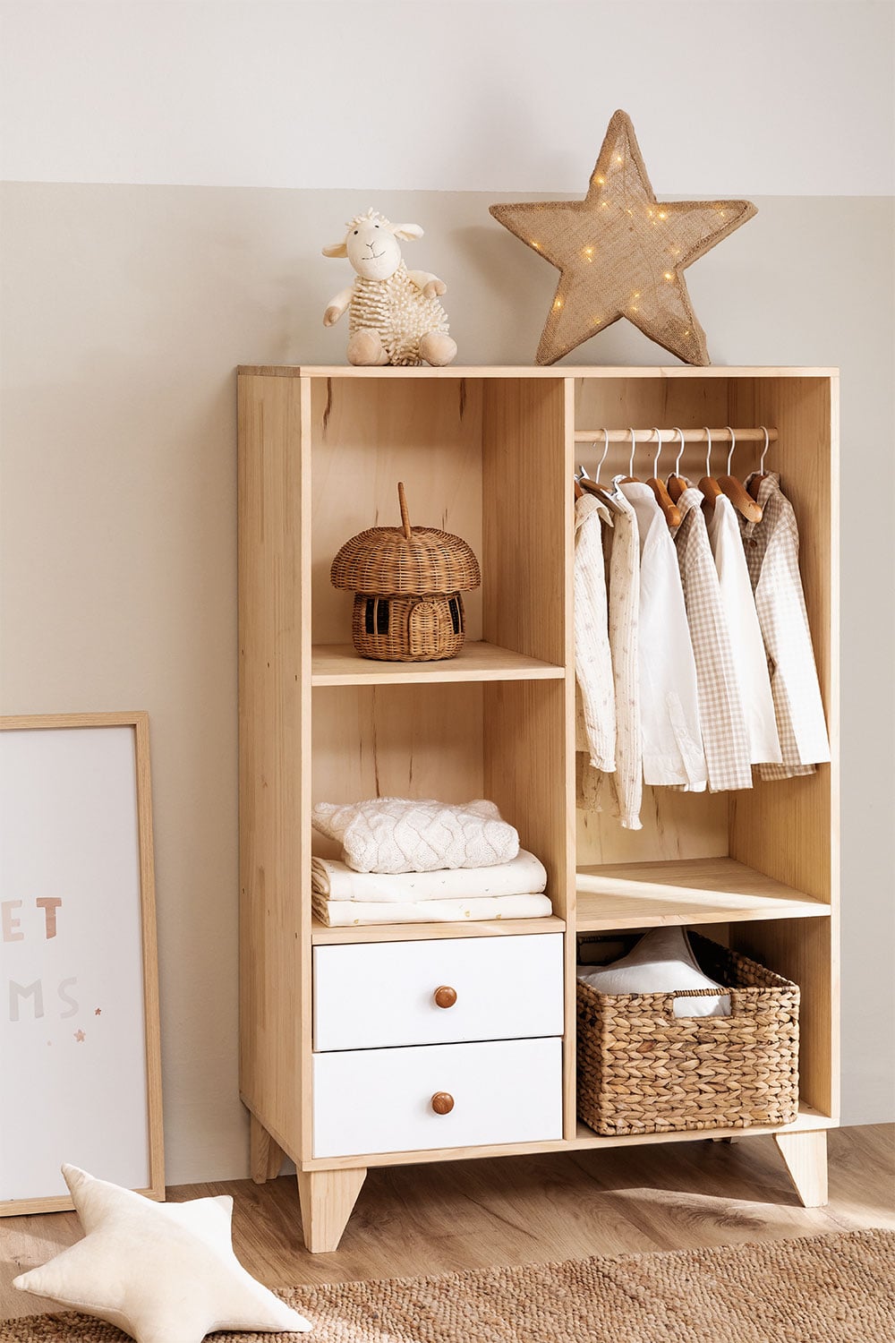 Armoire en bois Boxy Kids - 1