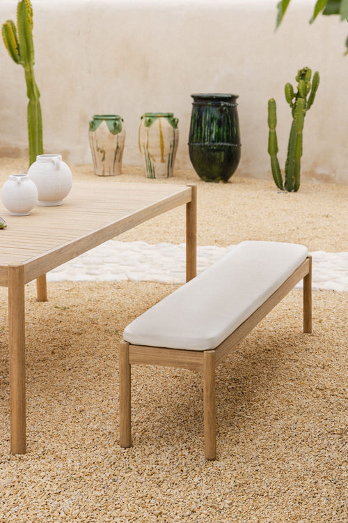 Banc de jardin 180 cm en bois d'eucalyptus Karvia - 1