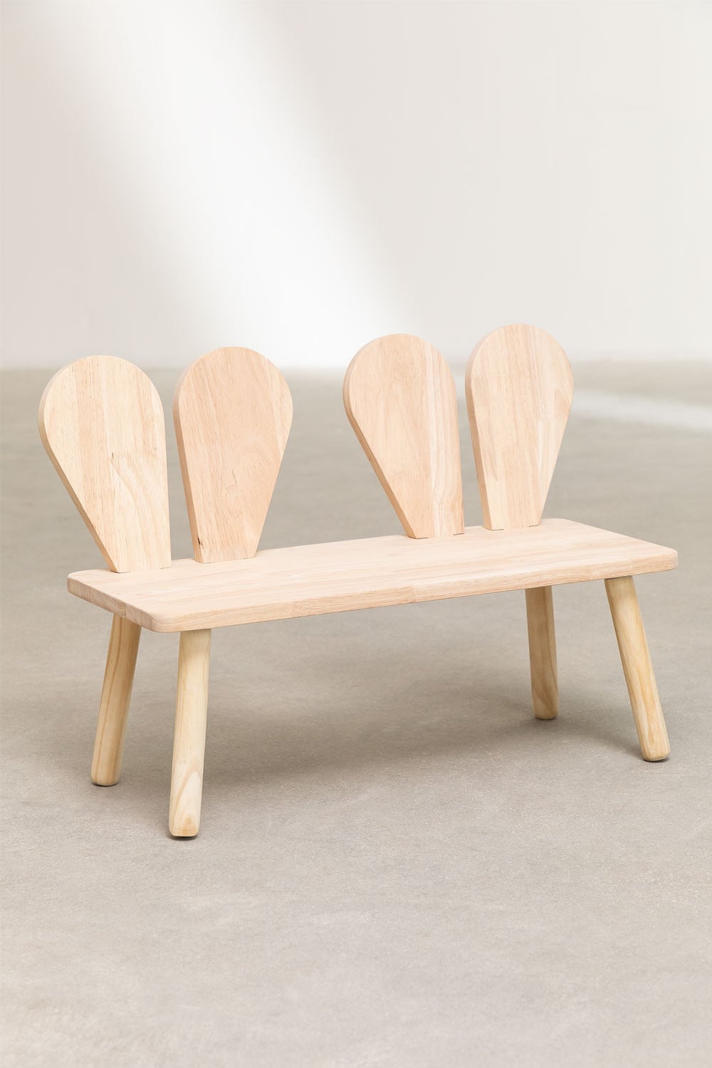 Banc en bois de pin Buny Kids - 2
