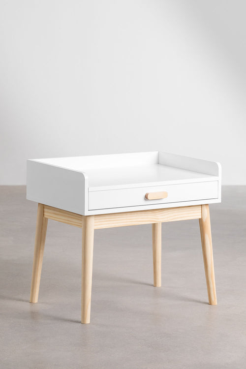 Bureau en MDF et bois de pin Tom Kids - 2