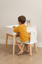 Bureau en MDF et bois de pin Tom Kids - 1