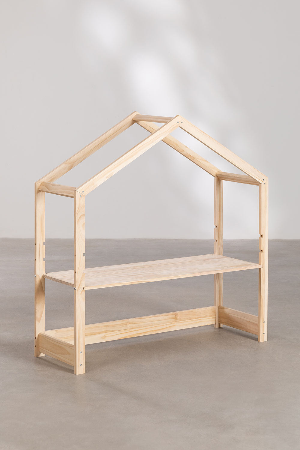 Bureau réglable en hauteur en bois de pin Estudi Kids - 2