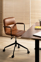 Chaise de bureau avec roulettes et accoudoirs Seifert - 4