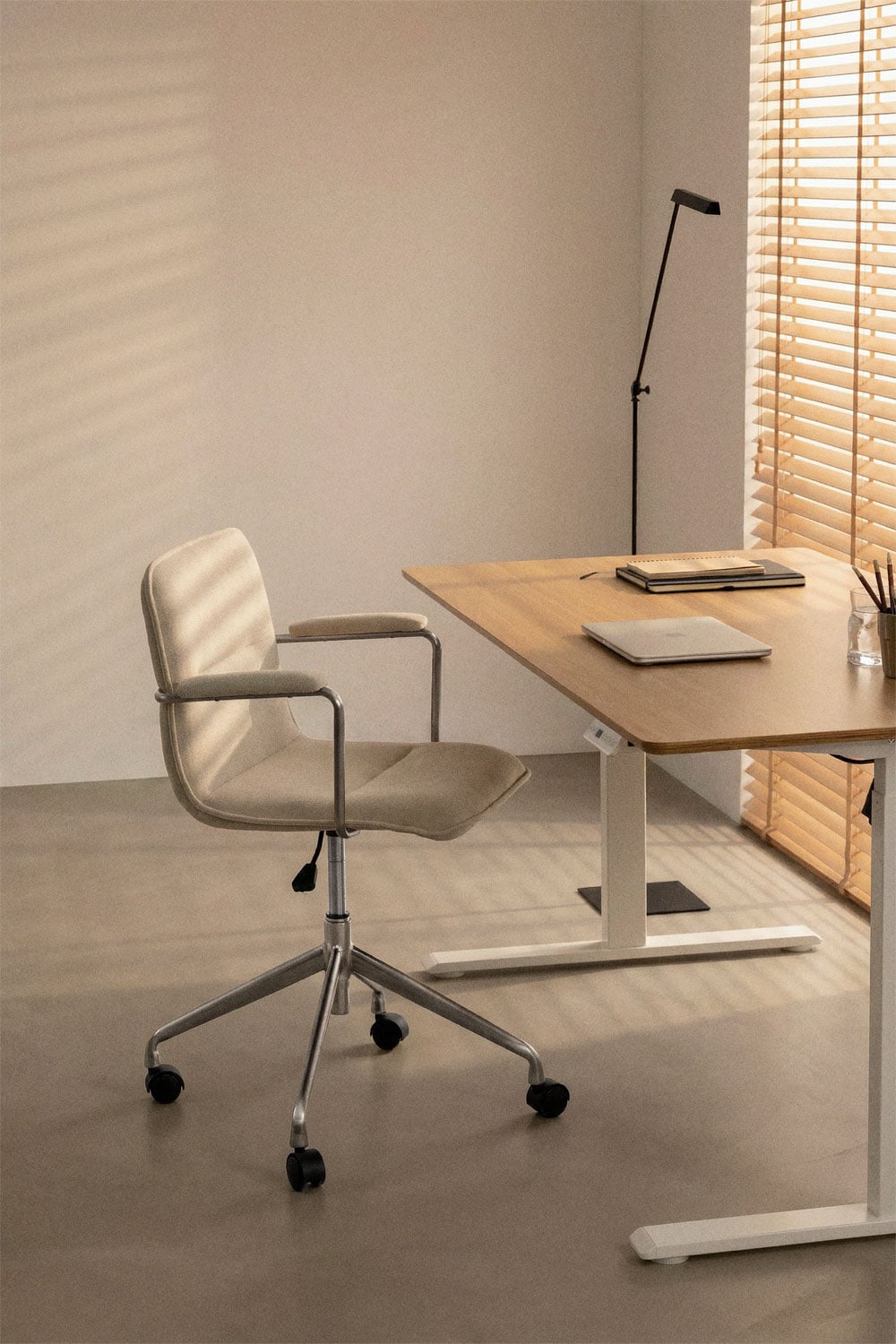 Chaise de bureau avec roulettes et accoudoirs Seifert - 6