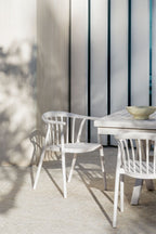Chaise de jardin empilable avec accoudoirs en polypropylène Ivor - 3