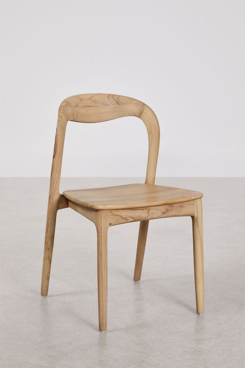 Chaise de jardin en bois de teck Varmus - 2