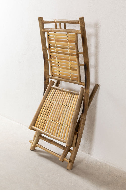 Chaise de jardin pliante en bambou Yakku - 2