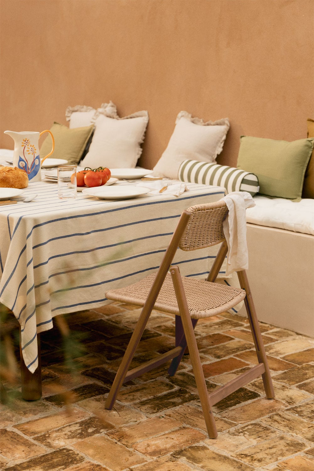 Chaise de jardin pliante en bois d'acacia Zayma - 1