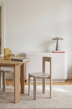 Chaise de salle à manger en bois de chêne Noreli - 1