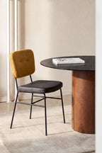 Chaise de salle à manger rembourrée Milih - 3