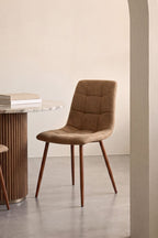 Chaise de salle à manger rembourrée Vielira - 4
