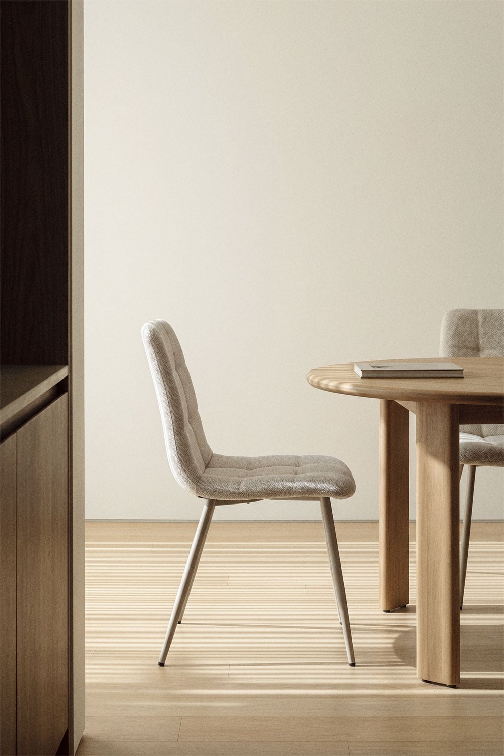 Chaise de salle à manger rembourrée Vielira - 1