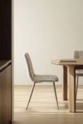 Chaise de salle à manger rembourrée Vielira - 1