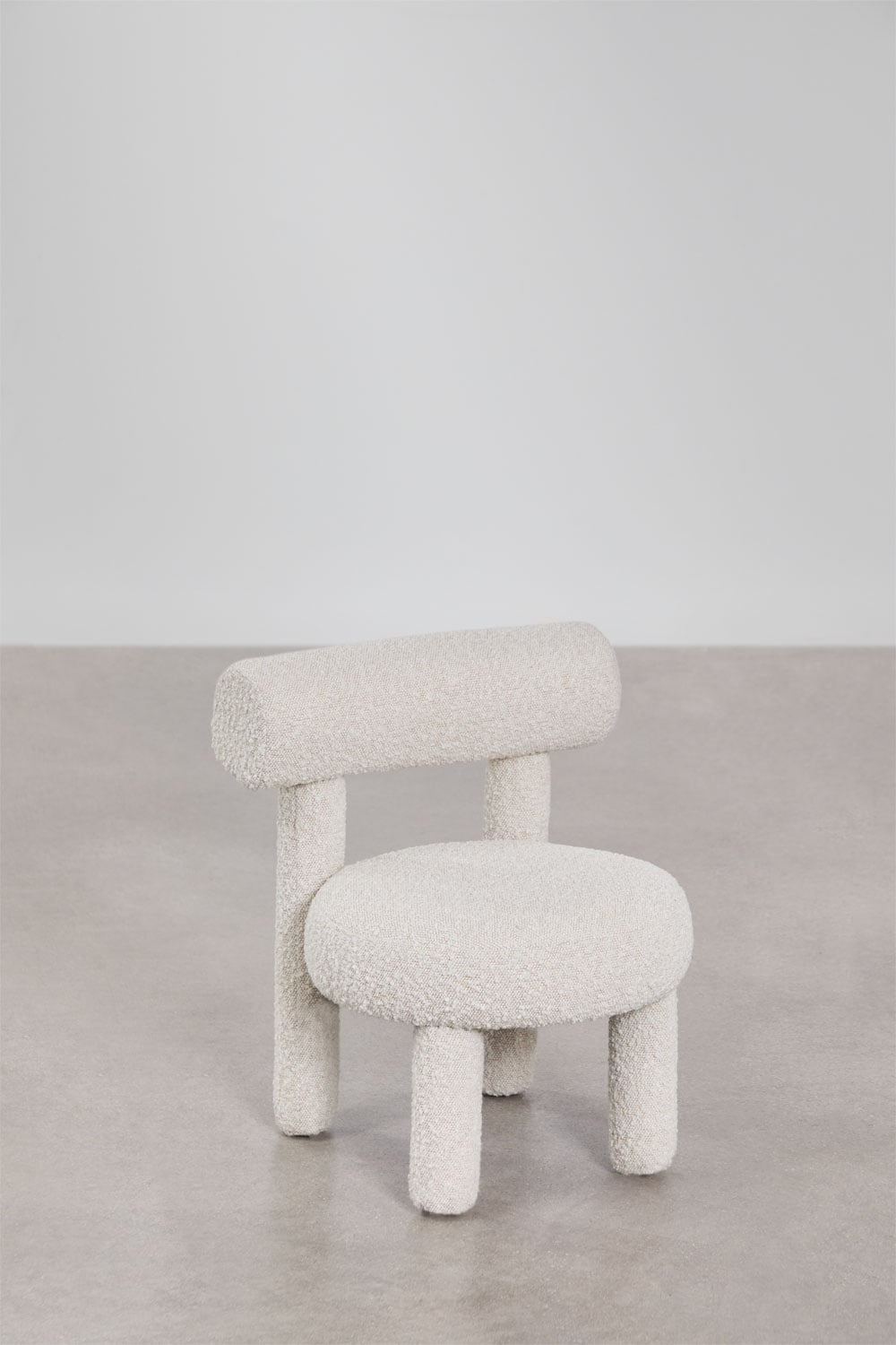 Chaise en tissu bouclé Gia Kids - 2