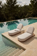 Chaise longue inclinable en bois Verona - 3