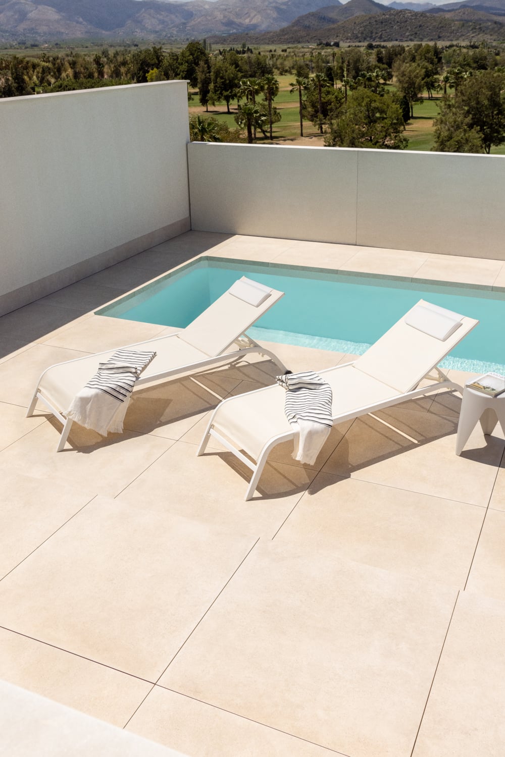 Chaise longue inclinable avec coussin Therys - 3