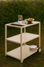 Chariot de cuisine modulaire d'extérieur en acier Rivana - 1