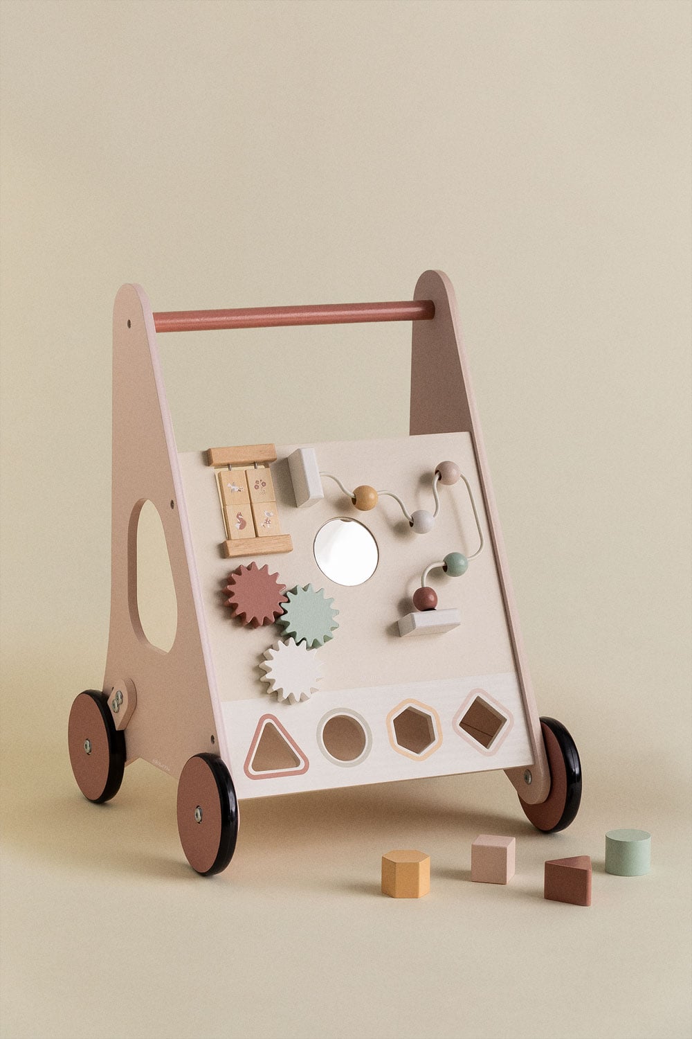 Chariot de marche multi-activités en bois Bandile Kids - 2