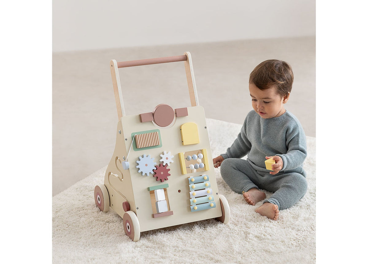 Chariot marcheur multi-activités en bois Wakko Kids - 1