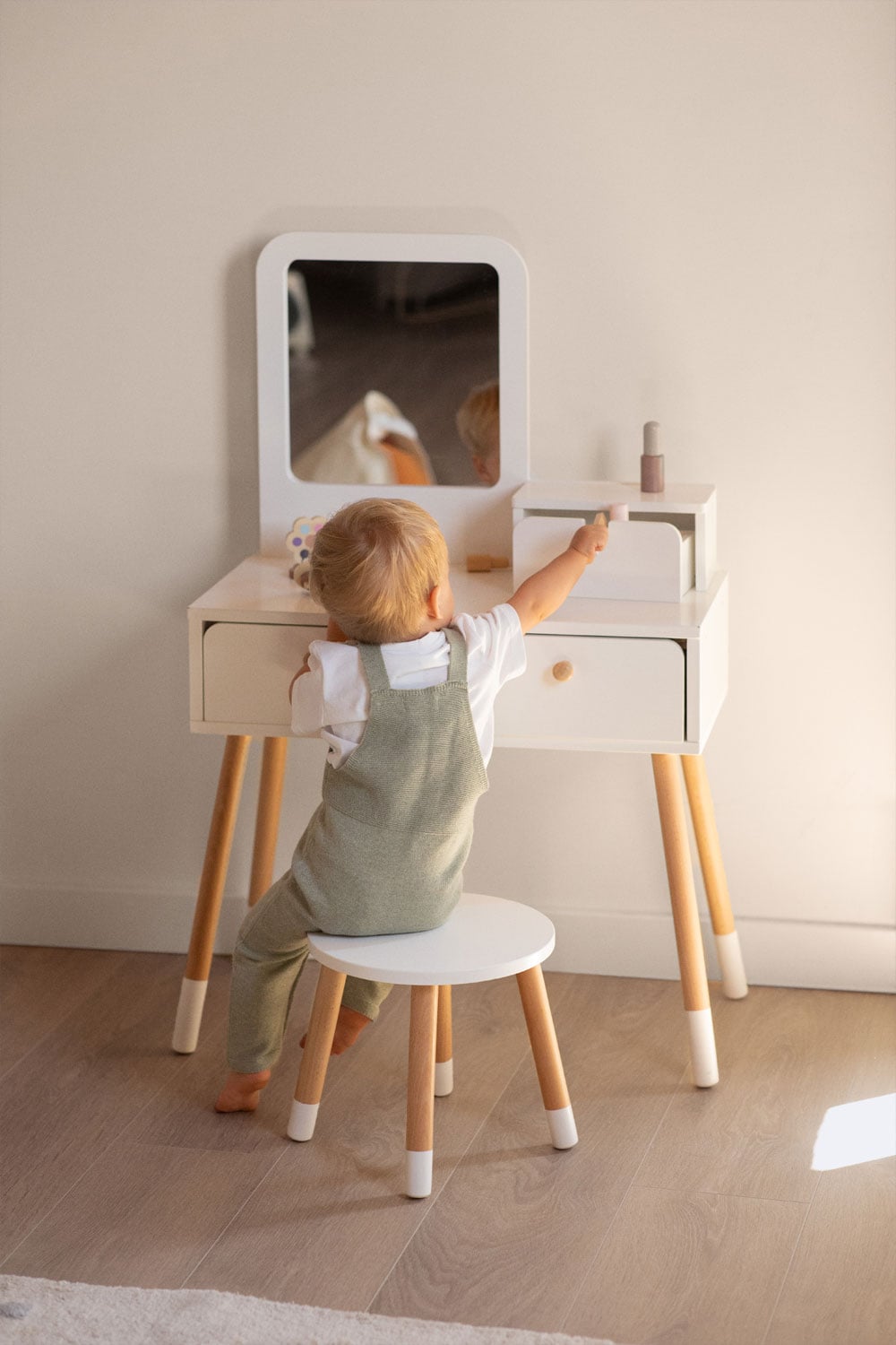 Coiffeuse en bois Donie Kids - 1