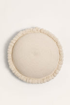 Coussin rond Ø50 cm en coton tressé Olets - 1