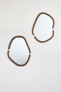 Set de 2 miroirs muraux irréguliers en MDF Vixidel - 1
