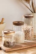 Set de 3 bocaux en verre Anwas - 1
