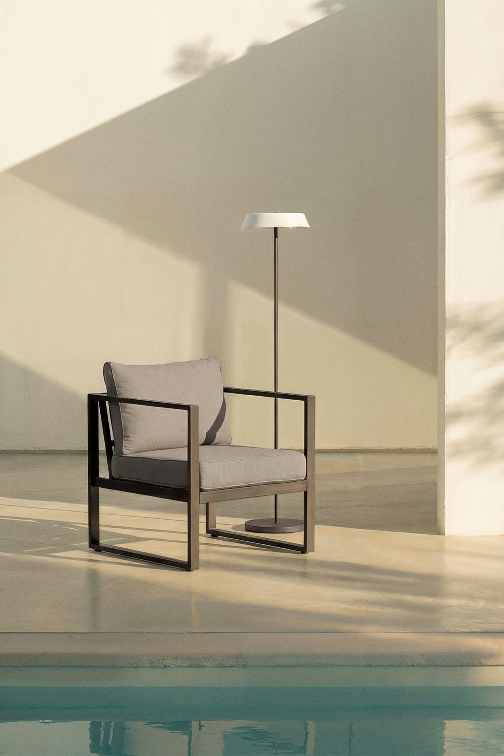 Fauteuil de jardin en aluminium Lipov - 1