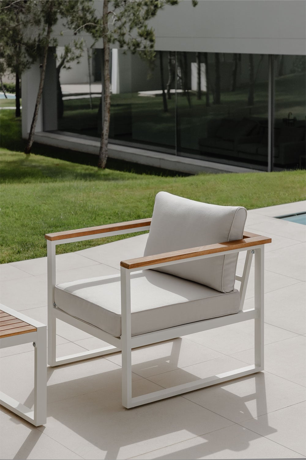 Fauteuil de jardin en aluminium Lipov - 3