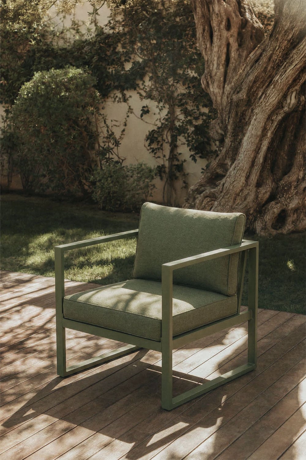 Fauteuil de jardin en aluminium Lipov - 6