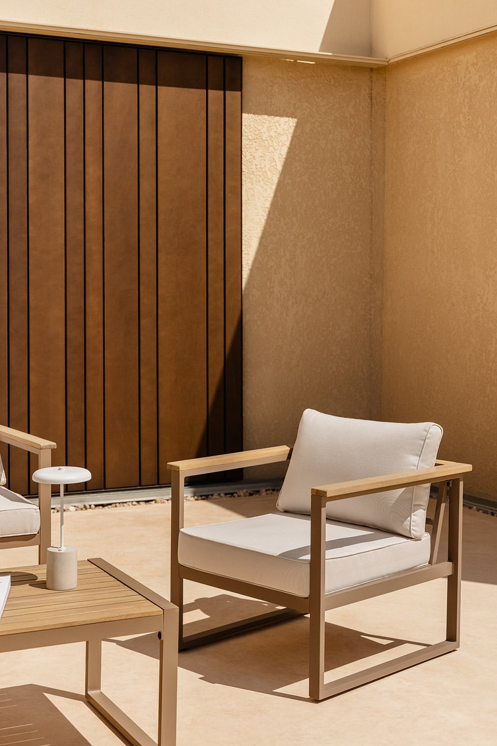 Fauteuil de jardin en aluminium Lipov - 4