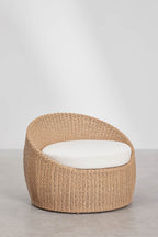 Fauteuil de jardin en rotin synthétique Clarnyx - 2