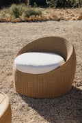 Fauteuil de jardin en rotin synthétique Clarnyx - 1