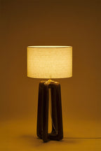 Lampe de table en bois de manguier Lureva - 2