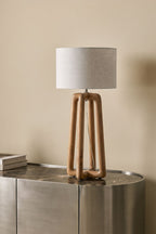 Lampe de table en bois de manguier Lureva - 3
