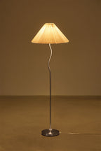 Lampadaire en fer et lin Siliema - 2