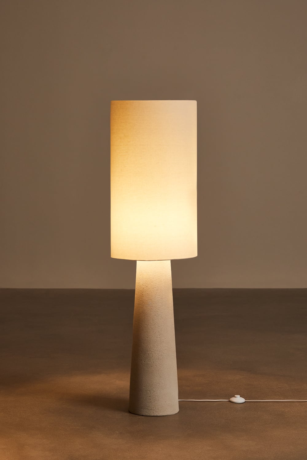 Lampadaire en lin et fibre de verre Loana - 2