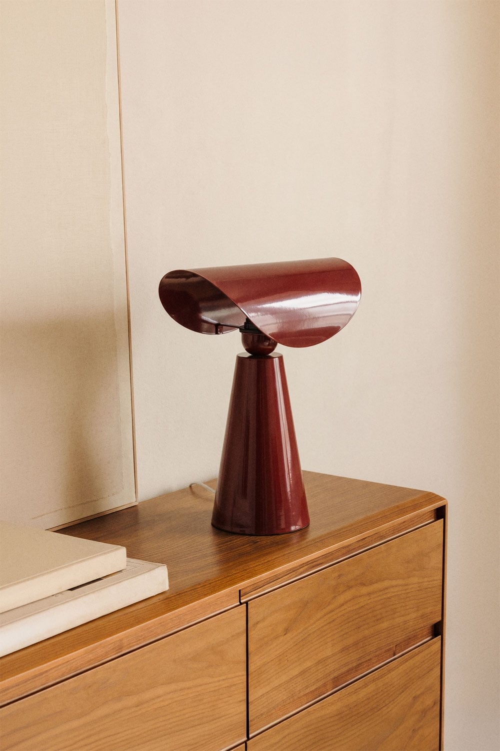 Lampe de table ↑35 cm en fer Conby - 4