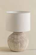 Lampe de table Aloia en lin et terre cuite - 2
