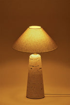 Lampe de table en travertin Davise - 2
