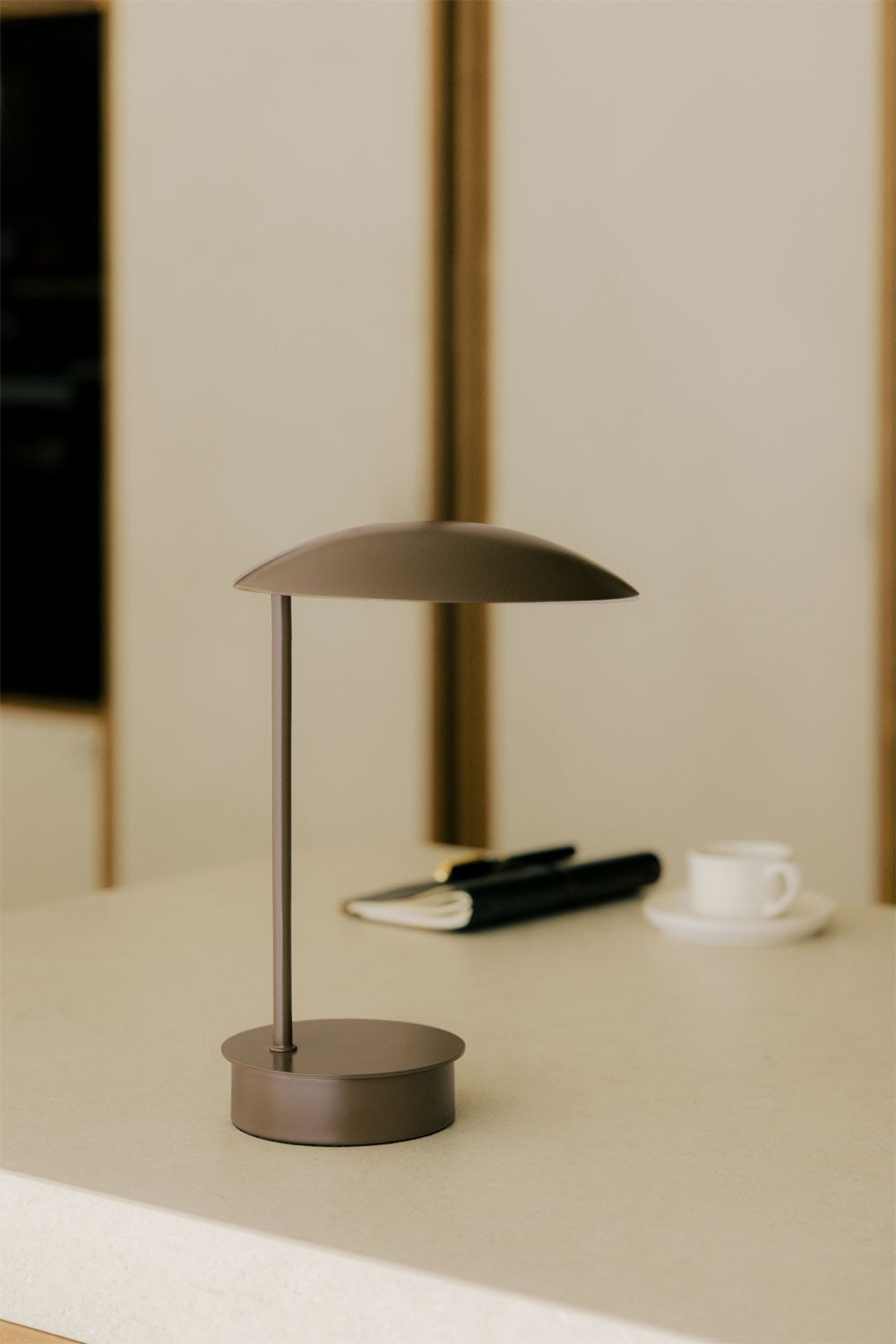 Lampe de table LED sans fil en fer Prismela - 1