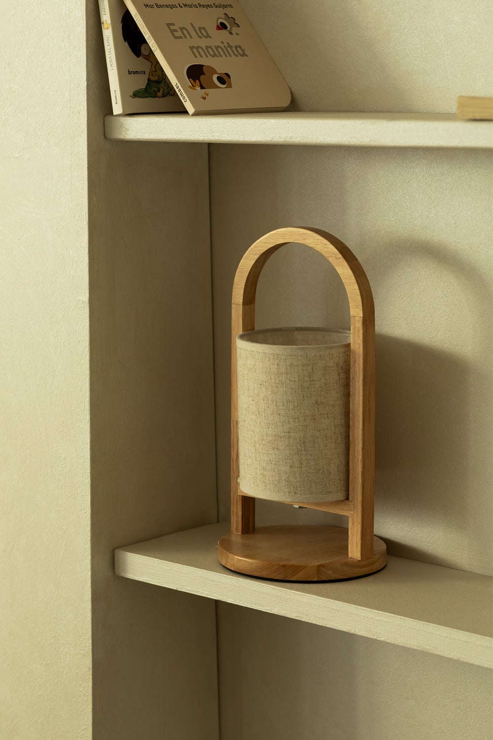 Lampe de table sans fil en bois Goriberg - 1