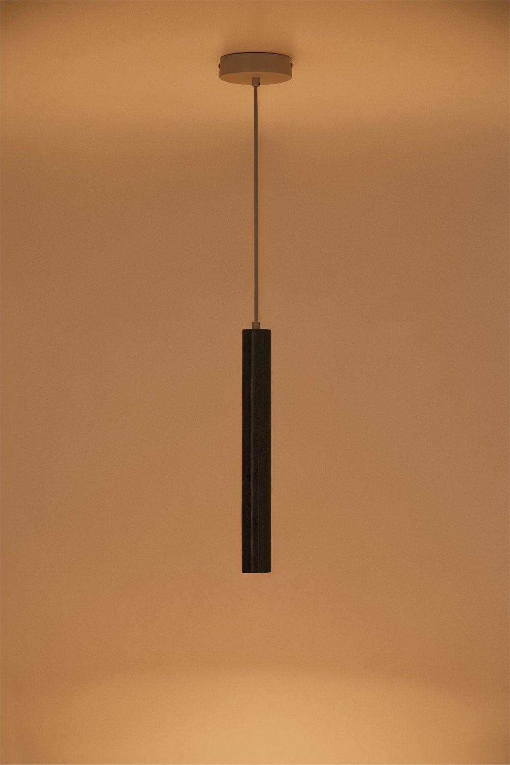 Lampe suspendue LED en pierre naturelle Davise - 2