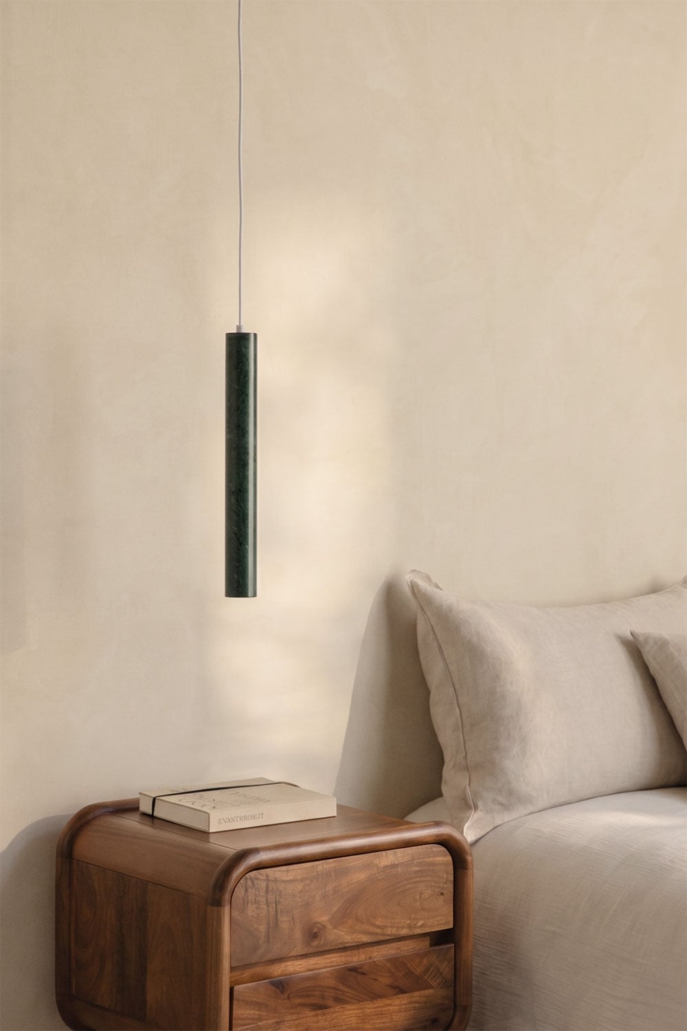 Lampe suspendue LED en pierre naturelle Davise - 1